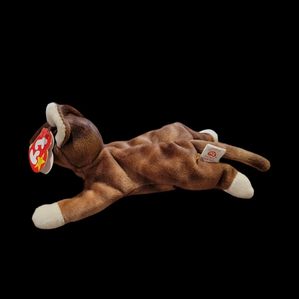 RARE Retired TY Beanie Baby "Pounce" The Brown Cat 😻😺😸 - Picture 4 of 8